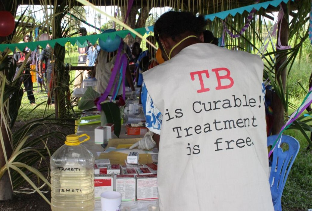 A tuberculosis treatment centre in Papua New Guinea. 