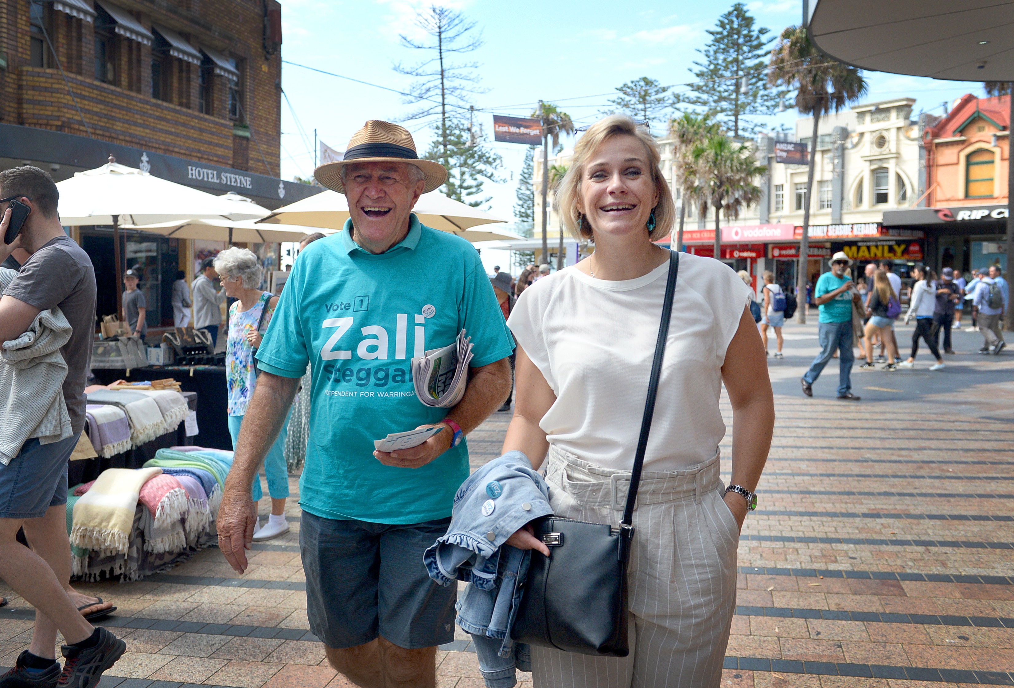 Independent candidate for Warringah Zali Steggall says she represents the "sensible centre".
