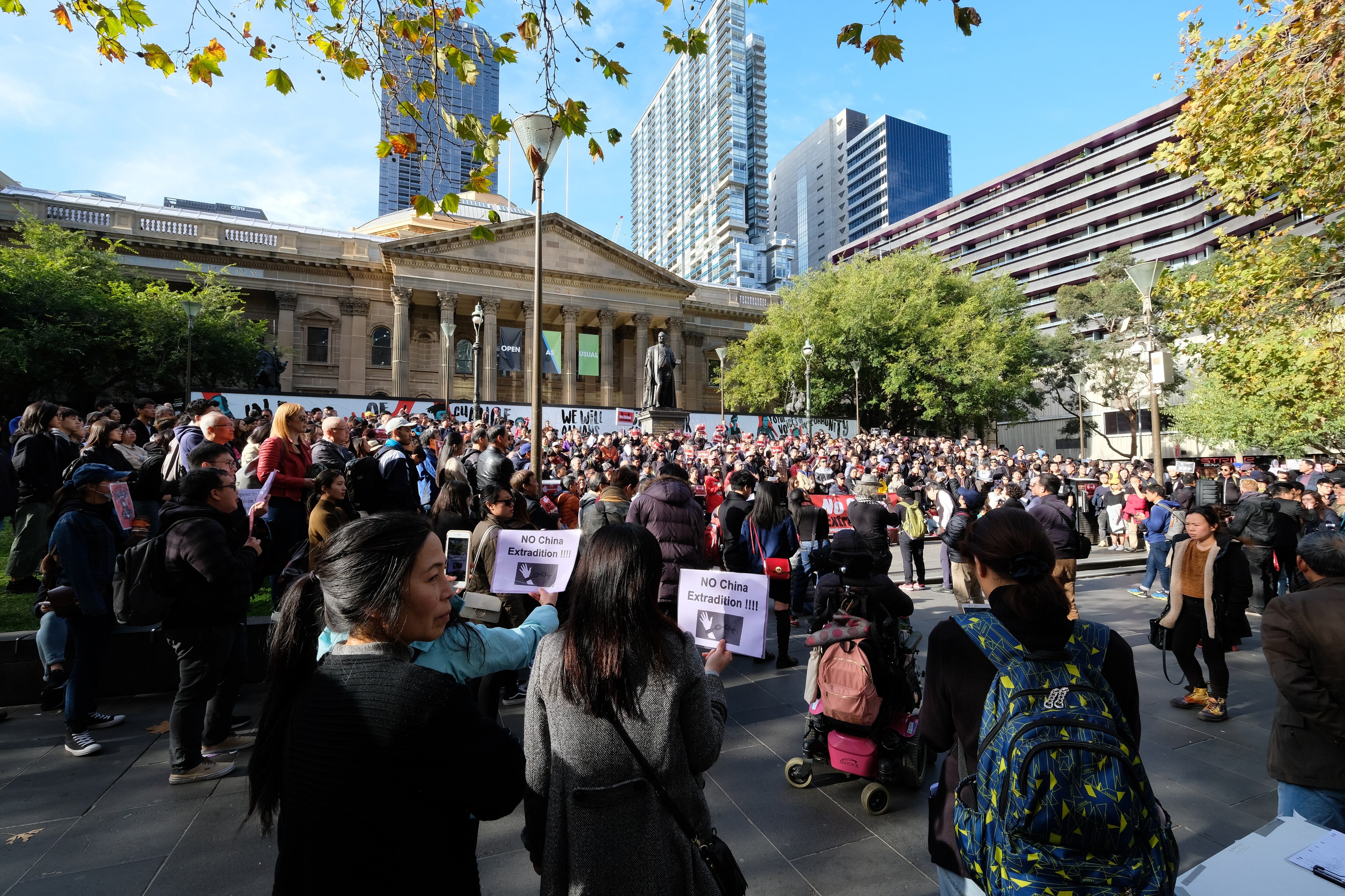 No China Extradition Protest in Melbourne