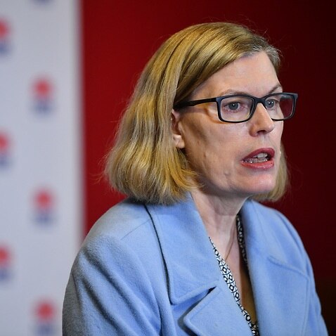 NSW Chief Health Officer Dr Kerry Chant speaks to the media during a press conference in Sydney, Thursday, May 6, 2021. (AAP Image/Joel Carrett) NO ARCHIVING
