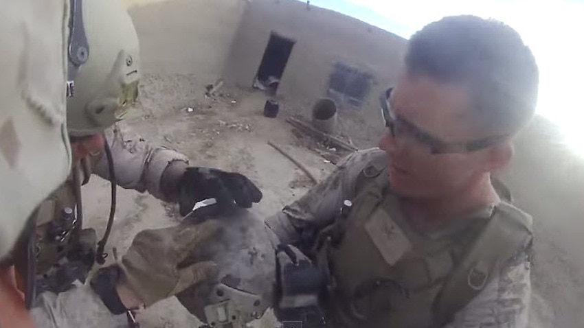 Close Call Us Marine Survives Sniper Headshot In Afghanistan Sbs News