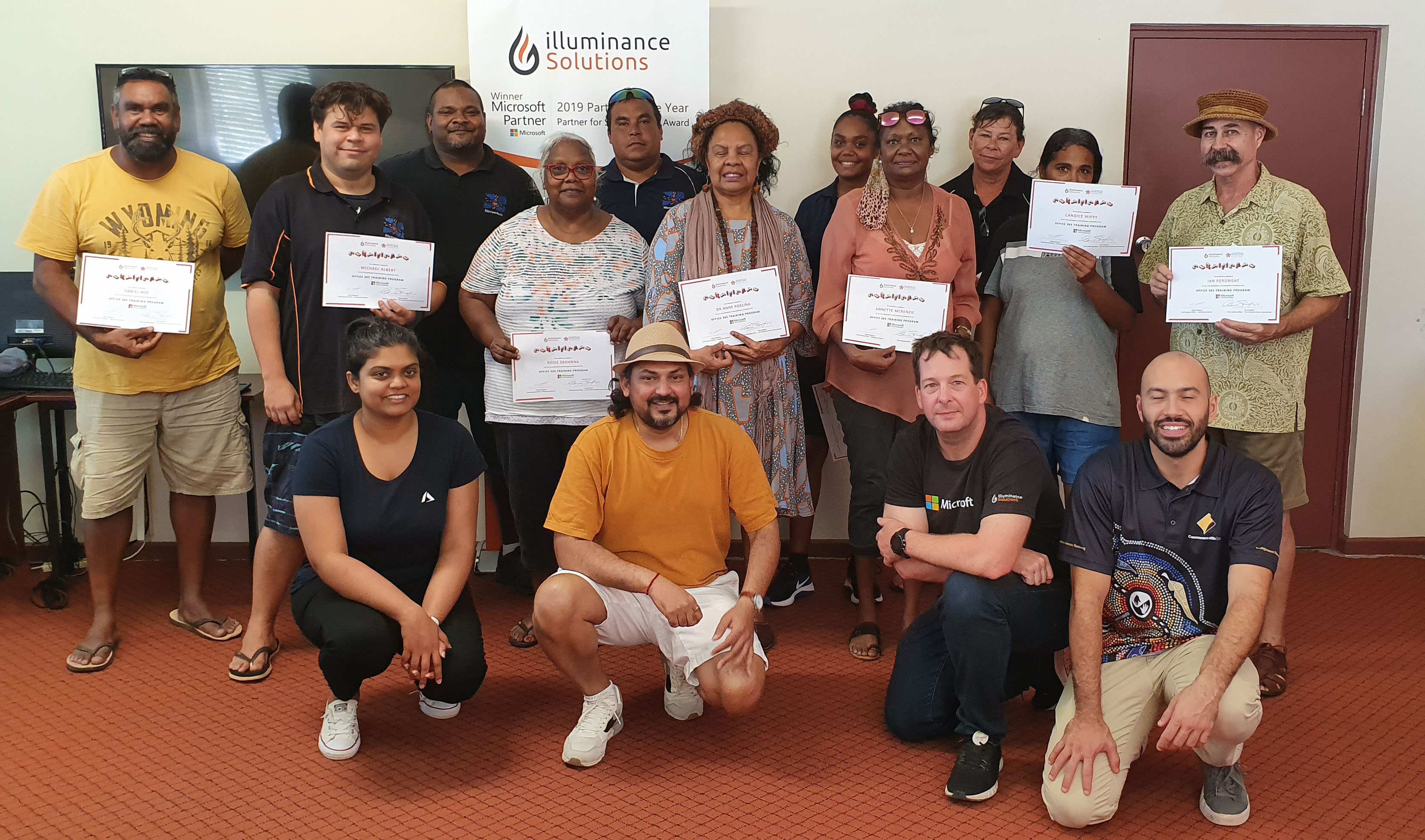 Web training for Aboriginal community in Broome