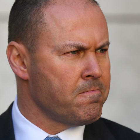 Australian Treasurer Josh Frydenberg speaks to the media during a press conference at Parliament House in Canberra, Tuesday, July 21, 2020. (AAP Image/Lukas Coch) NO ARCHIVING