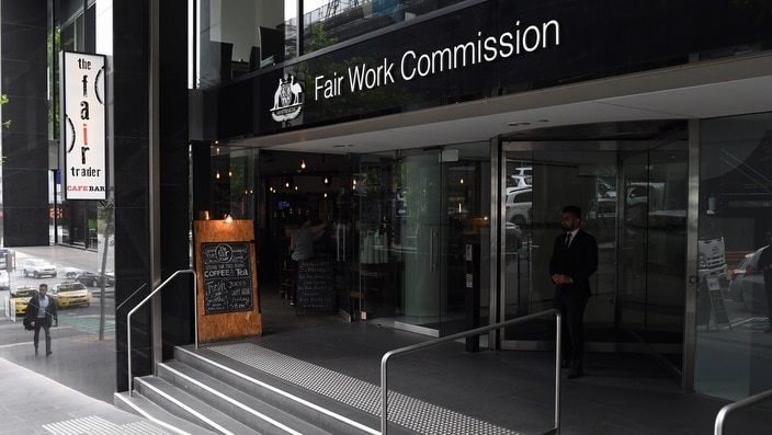 The exterior of Fair Work Commission Building (AAP).