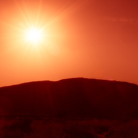 Uluru located in Australia's Northern Territory. 