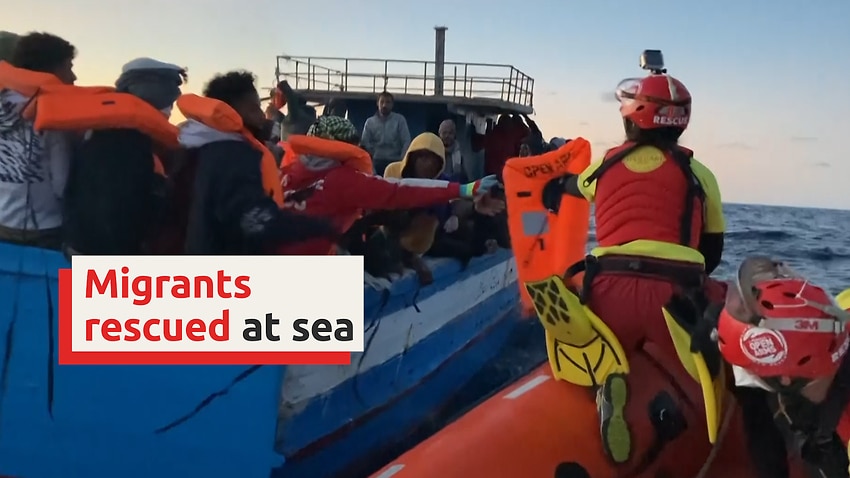 Image for read more article 'Humanitarian ship rescues hundreds of migrants in Mediterranean Sea'