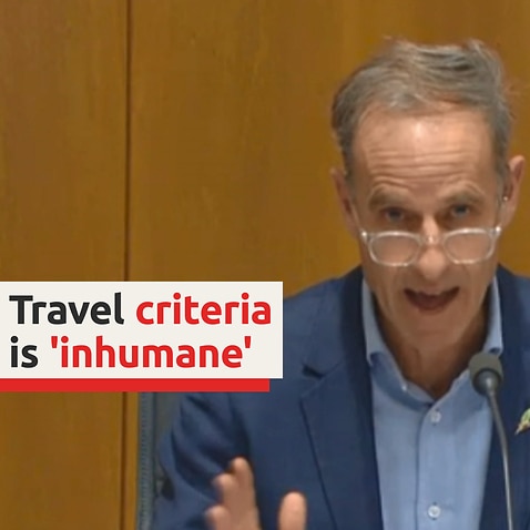 Senator Nick McKim says the government's travel exemption criteria is 'inhumane'