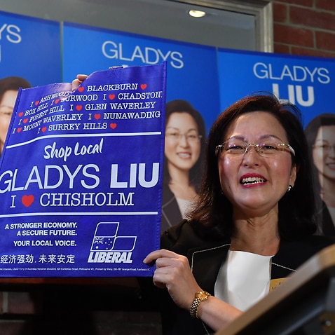 Gladys Liu on the campaign trail.
