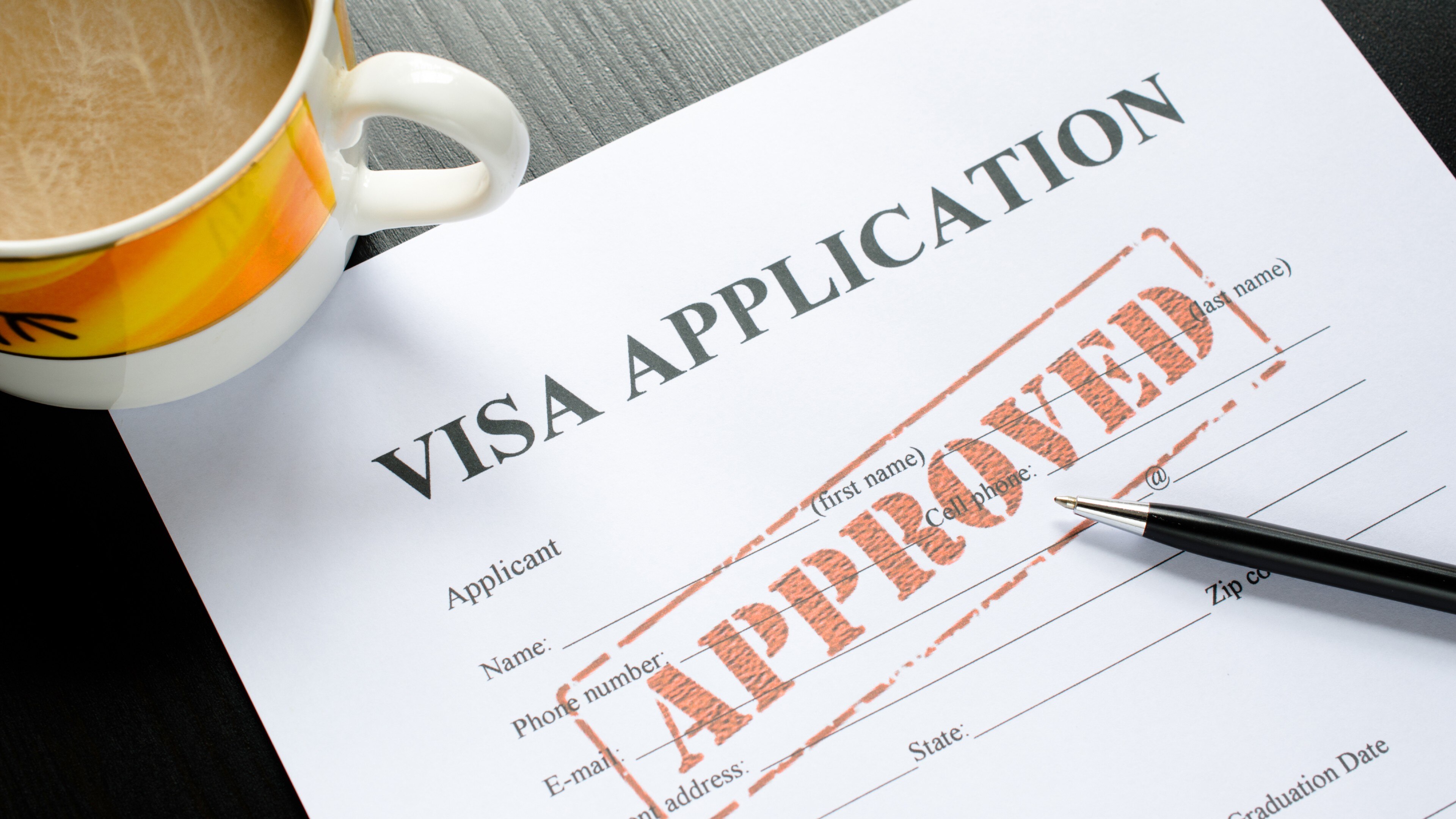 visa application - approved