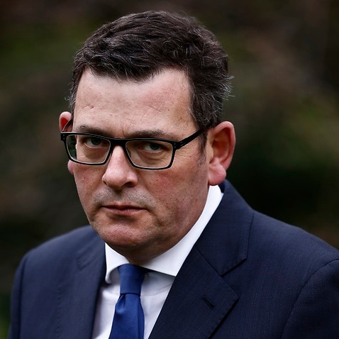Victorian Premier Daniel Andrews speaks to the media during a press conference in Melbourne, Thursday, August 5, 2021. Victoria will enter a seven day lockdown from 8pm this evening. (AAP Image/Daniel Pockett) NO ARCHIVING