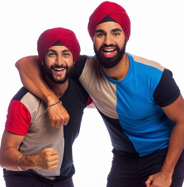 Jaskirat Dhingra (left) and Anurag Sobti have teamed up as 'Super Sikhs' for Channel 10's 'The Amazing Race Australia'.