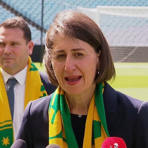 NSW Premier Gladys Berejiklian at the announcement of the Womens World Cup host cities 