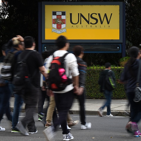 Students enter the University of New South Wales (UNSW) in Sydney on Thursday, Sept. 22, 2016.