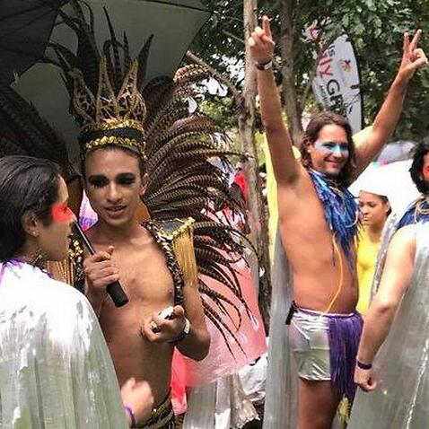 Sydney Mardi Gras 2017 - Aguardando a hora do desfile