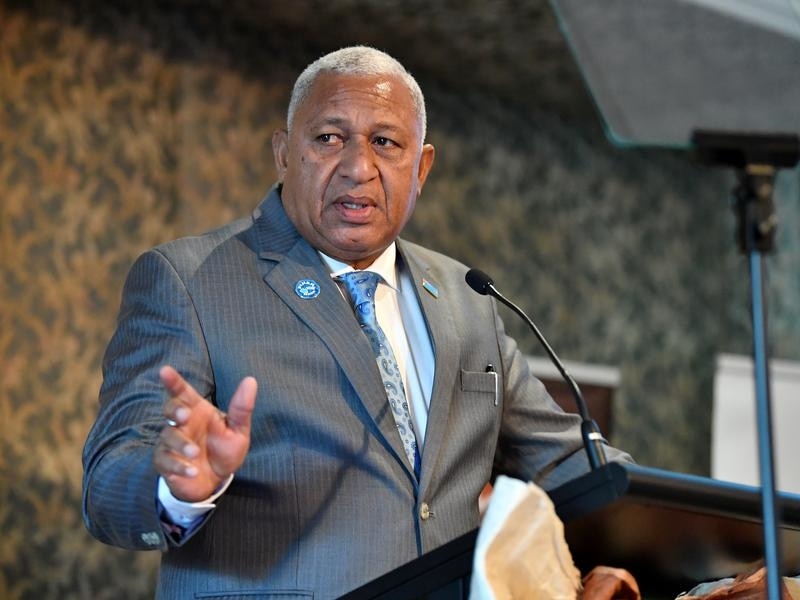 Fiji Prime Minister Frank Bainimarama.