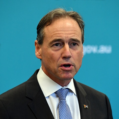 Minister for Health Greg Hunt at a press conference at the Department of Health in Canberra on Monday, 14 June, 2021.