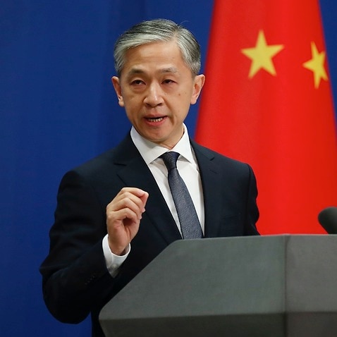 Chinese Foreign Ministry spokesman Wang Wenbin.