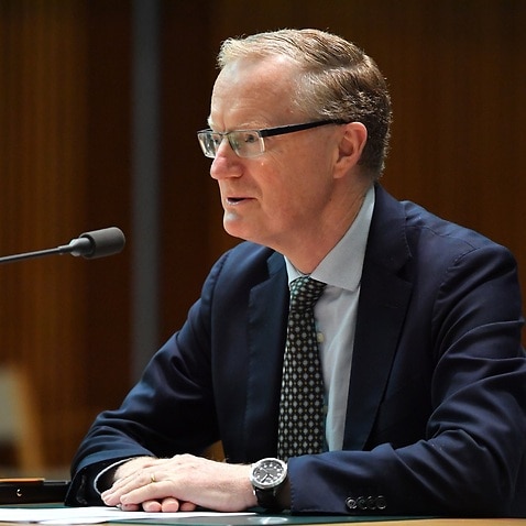 Reserve Bank of Australia Governor Dr Philip Lowe durning The House of Representatives Standing Committee on Economics at Parliament House in Canberra, Wednesday, December 2, 2020. (AAP Image/Mick Tsikas) NO ARCHIVING