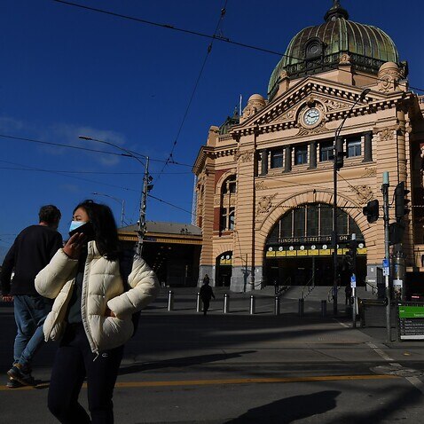 Flinders station in Melbourne CBD