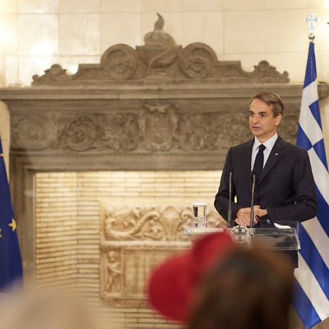 Greek PM and Dutch PM in Athens