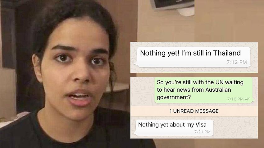 Image for read more article 'Saudi teen deletes Twitter account after death threats as wait for asylum continues'