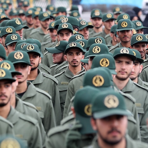 Members of Iran's Revolutionary Guards.