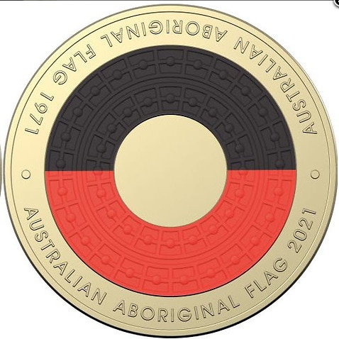 50th Anniversary of the Aboriginal Flag Coloured $2