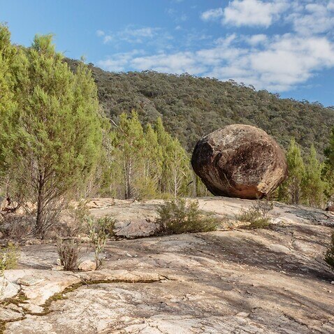 The boulder on top of Cypress Pine Lookout at Namadgi National Park Getty Images - Jonathan Steinbeck