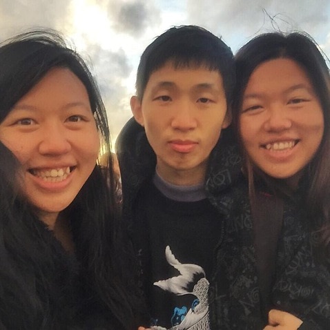 Melissa Chiang, her twin sister and brother