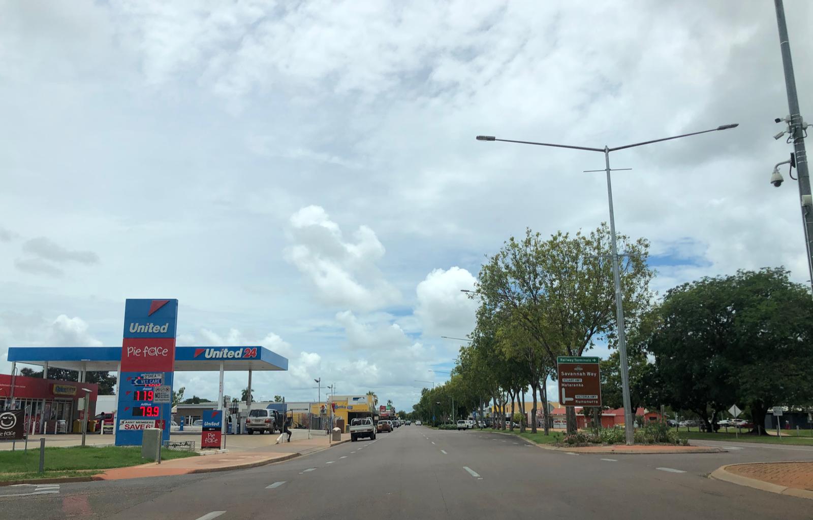 The entrance of Katherine, NT