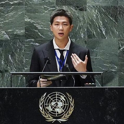 BTS RM speaks at the opening session of the 76th UN General Assembly 