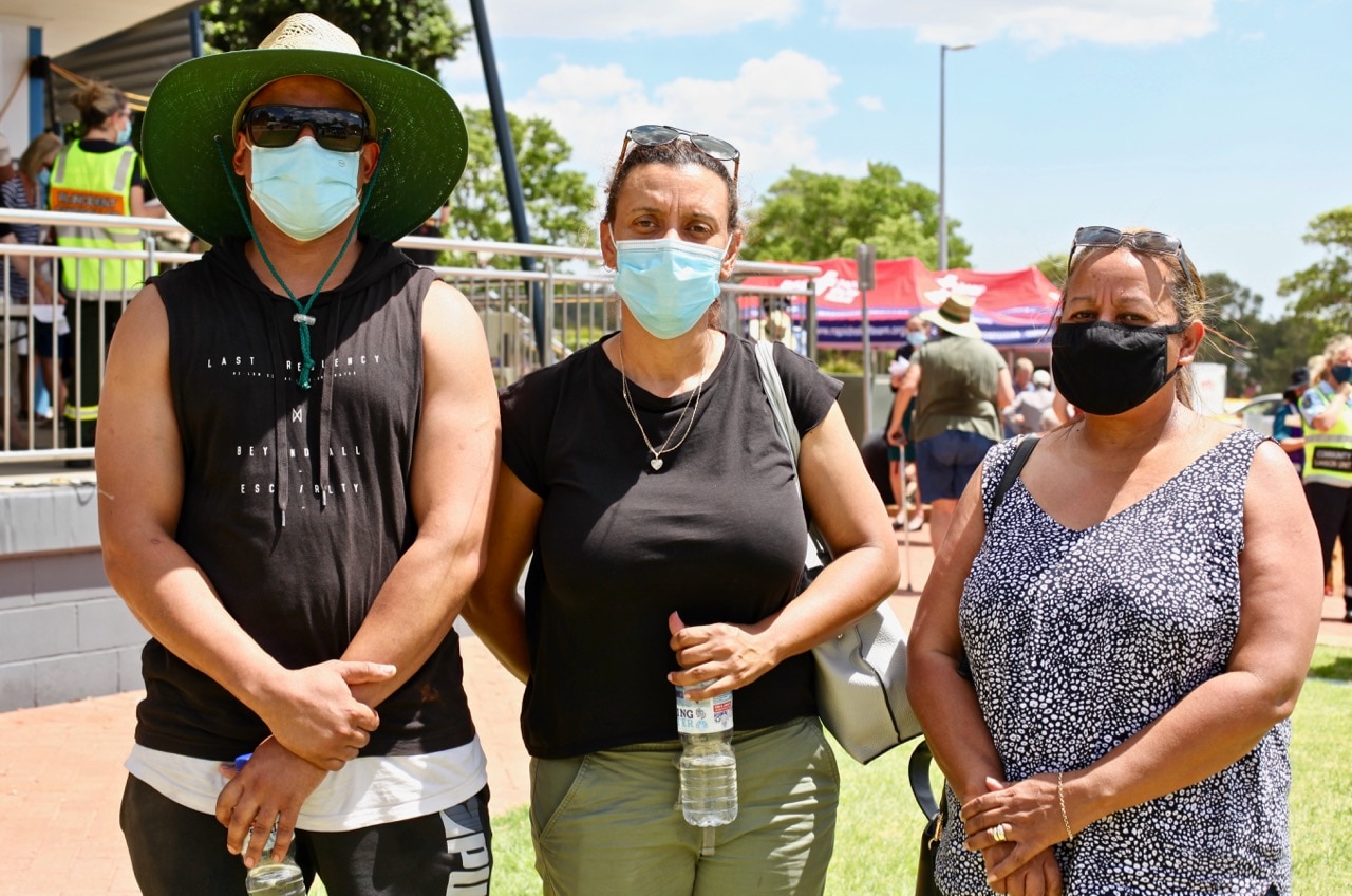 The Weale family were forced to evacuate on Wednesday morning when conditions worsened. 