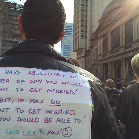 Same-Sex marriage activists