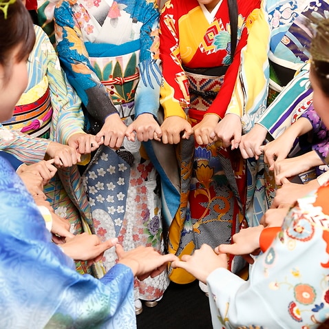 Imagine One World Kimono Project, a Japanese non-profit organization created 213 kimonos to represent countries/regions which participate in the Tokyo Olympics.