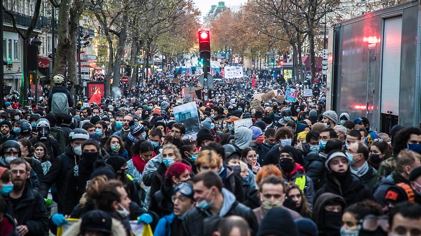 For A Third Weekend, Angry French Protesters Rally Against Bill ...