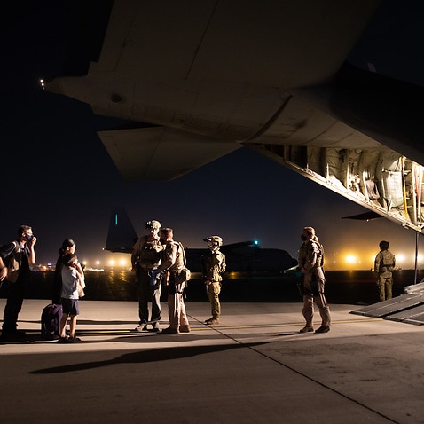 Australian Defence Force evacuation flight which has departed Kabul