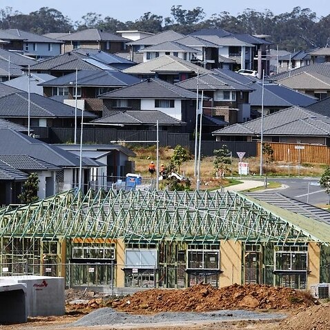 A new housing estate in western Sydney