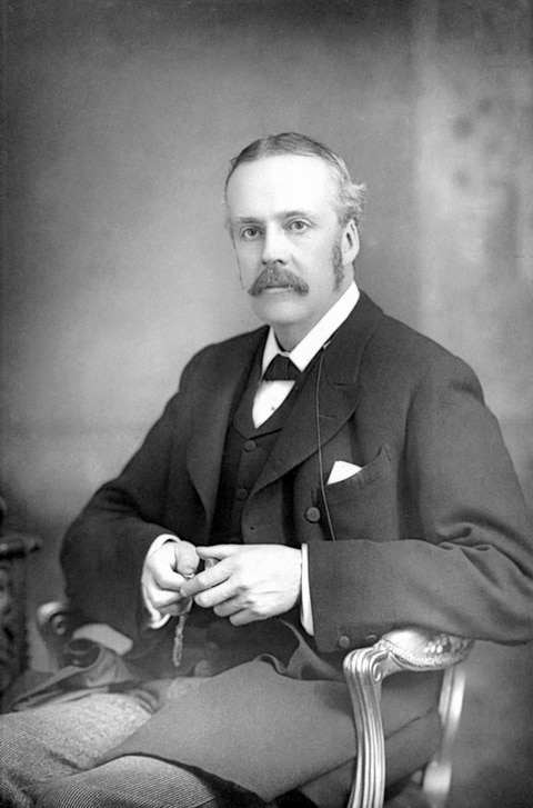 Portrait of Arthur James Balfour.