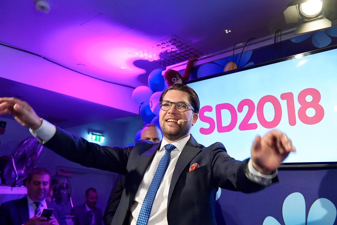Sweden Democrats party leader Jimmie Akesson. Sweden Democrats party leader Jimmie Akesson.