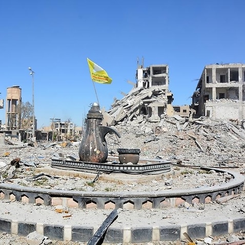 Central Raqqa after its liberation