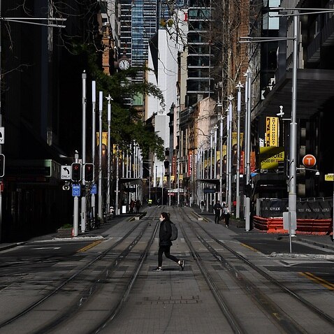 A quiet central business district in Sydney, Thursday, July 22, 2021. 