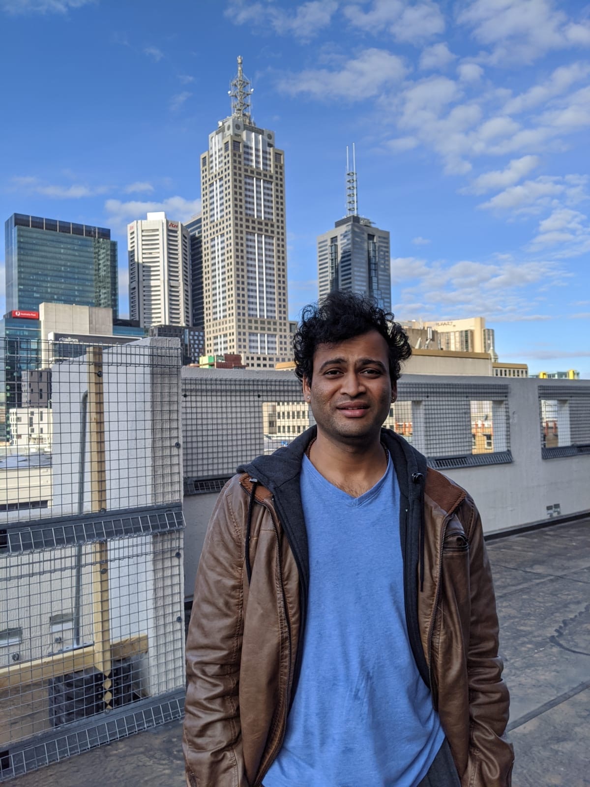 Kalam Vamshi is back in Melbourne and is in quarantine.