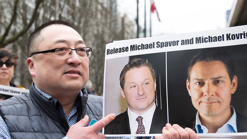 Image for read more article ''Political case masquerading as a legal one': Two Canadians charged with espionage in China'