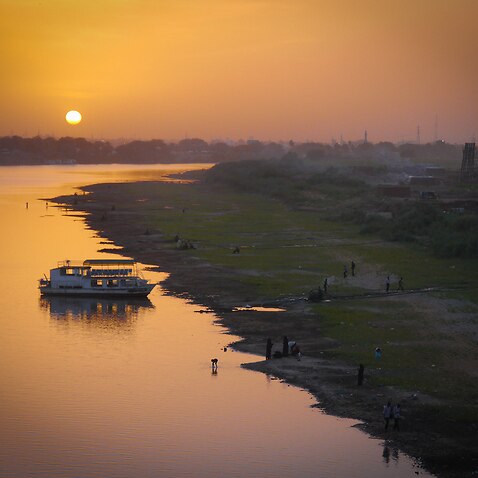 Sunset on the Nile, Khartoum