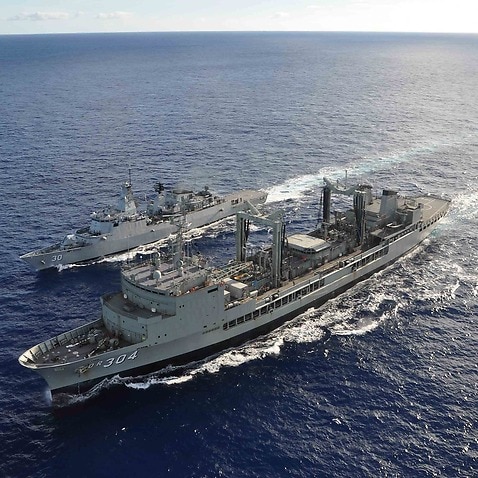 File photo of the HMAS Success 