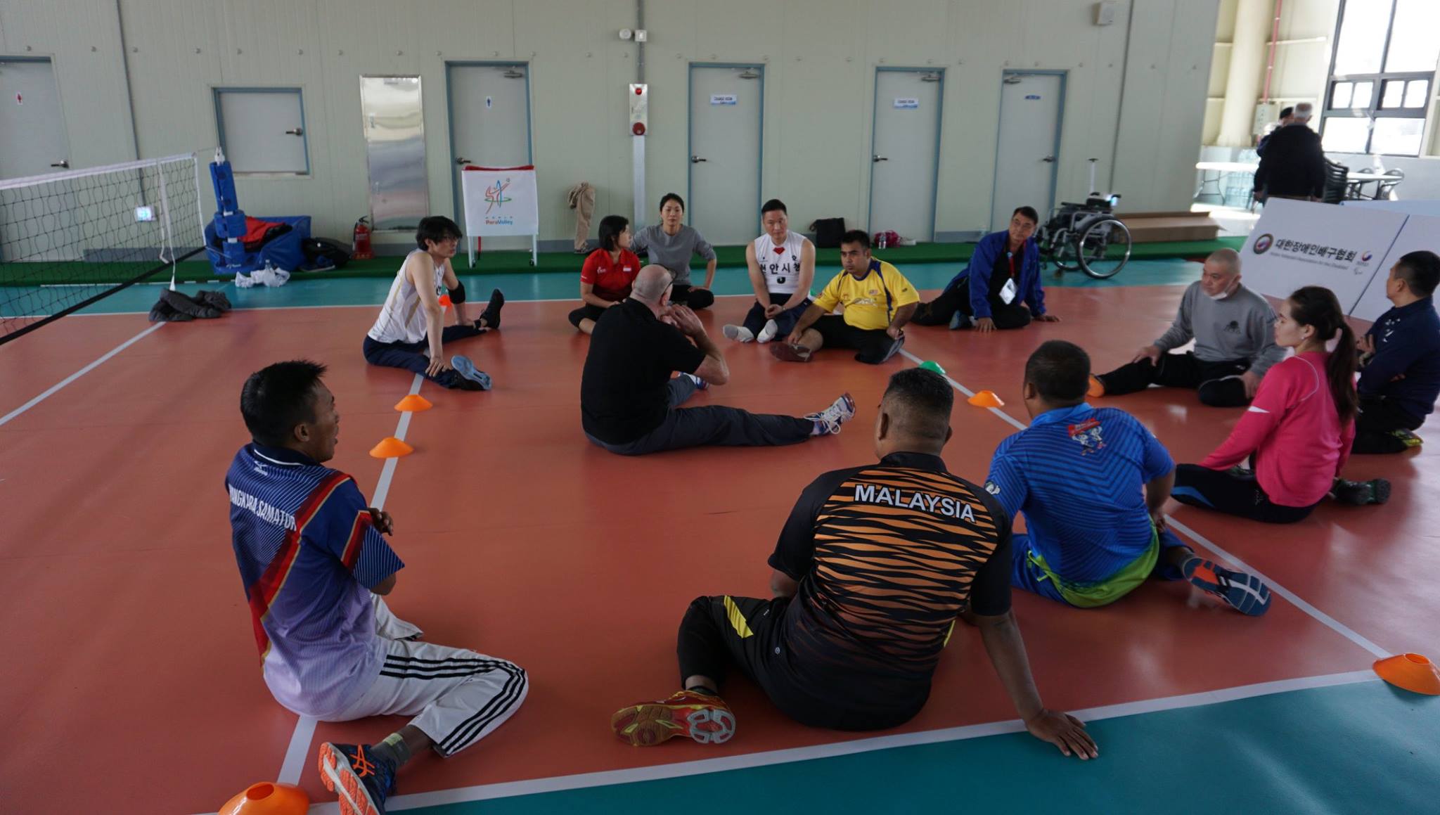 Weiping Tu sitting volleyball