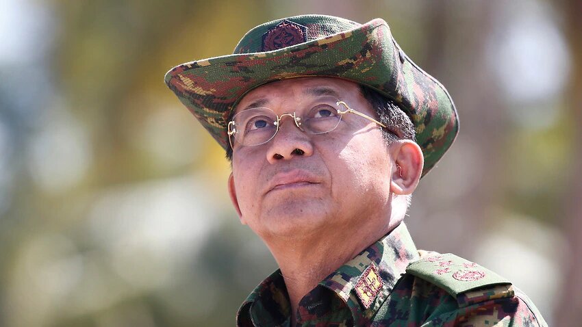 General Min Aung Hlaing - Snubbed by ASEAN. 