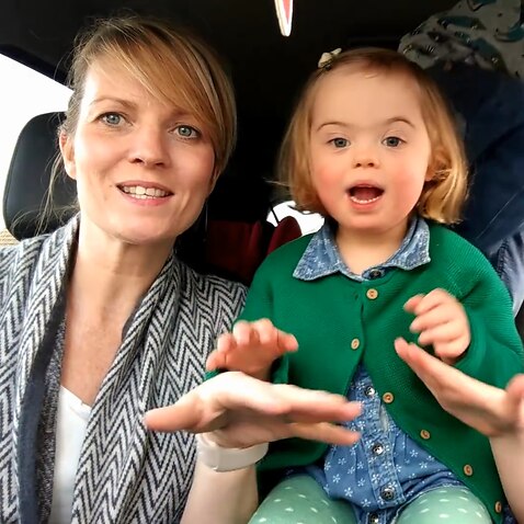The video was released ahead of World Down's Syndrome Day on March 21, accompanied by the hashtag #wouldntchangeathing.
