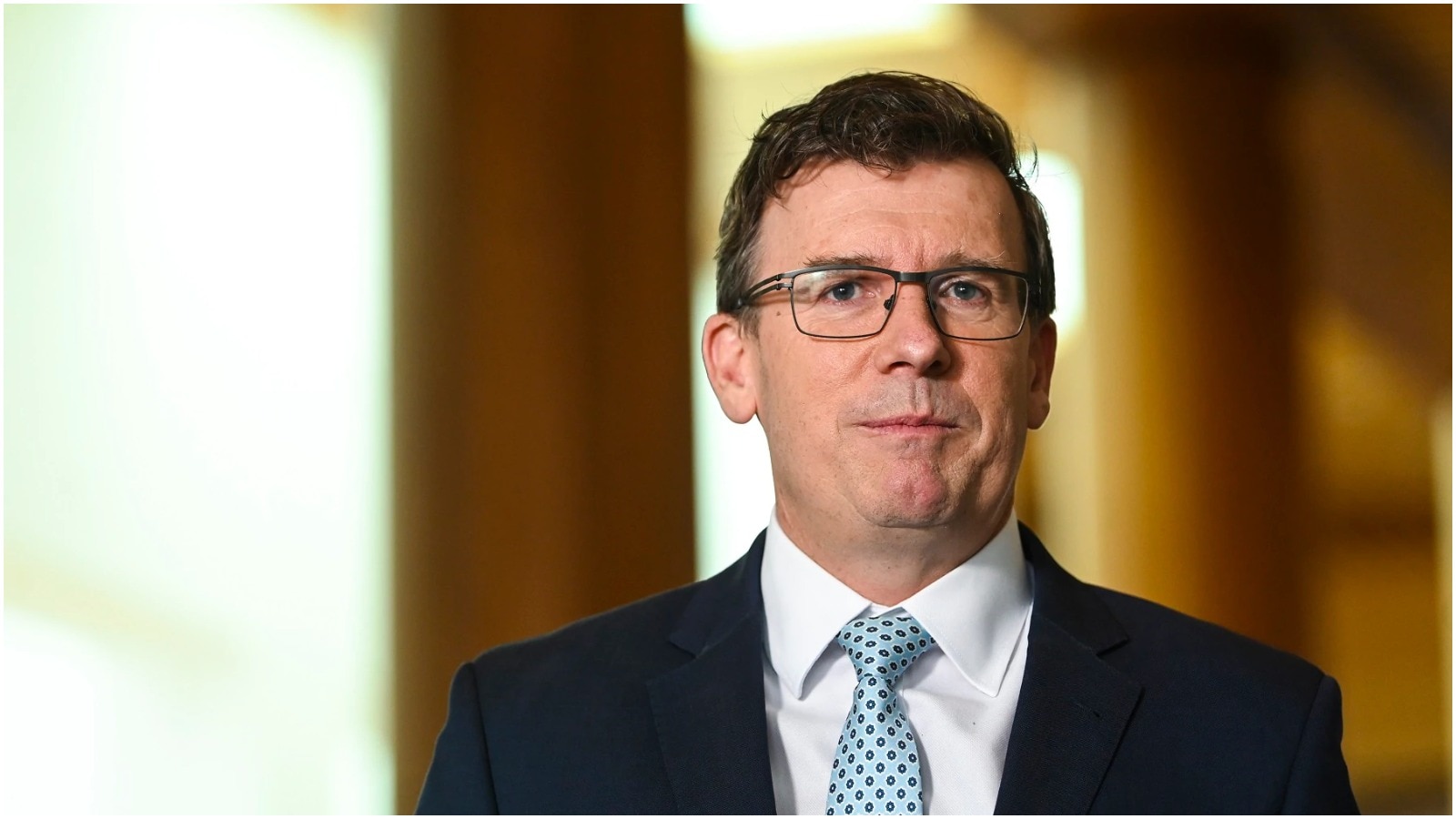 Alan Tudge at Parliament House in Canberra