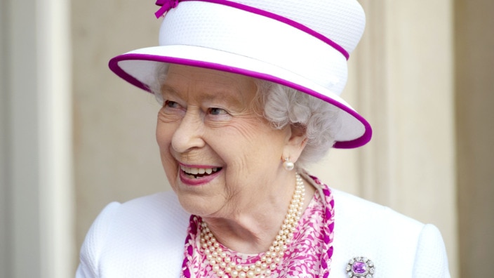 Queen Elizabeth II visits Marlborough House.